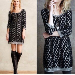 Anthropologie Moth Sweaterstitched Tunic Dress S